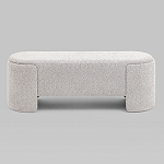 Банкетка Taks букле светло-серый варинант исполнения - 4 | Loft Concept в Уфе