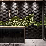 Гипсовая 3D панель с принтографией PM-30 варинант исполнения - 1 | Loft Concept в Уфе