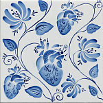Плитка с узором Сердце варинант исполнения - 2 | Loft Concept в Уфе