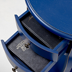 Синяя тумба на фигурных ножках Shelby варинант исполнения - 7 | Loft Concept в Уфе