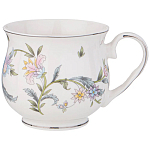 Кружка из фарфора с цветочным принтом 480 мл Tea Flower Set варинант исполнения - 1 | Loft Concept в Уфе