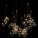 Подвесной светильник Crystal Cascade Gold варинант исполнения - 1 | Loft Concept в Уфе