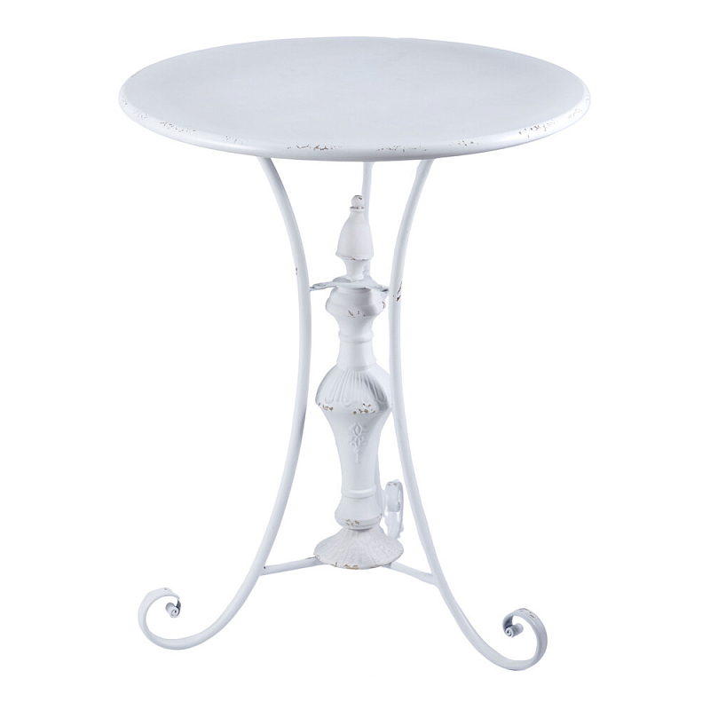 Столик белый кованный в прованском стиле Vaucluse Белый в Уфе | Loft Concept 