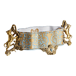 Чаша с орнаментом на бронзовых ножках в виде львов Eden Garden варинант исполнения - 1 | Loft Concept в Уфе