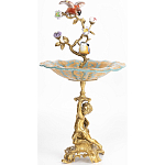 Фарфоровая чаша Фонтан птиц Verena варинант исполнения - 3 | Loft Concept в Уфе