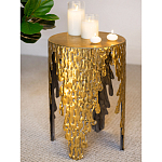 Столик дизайнерский Copper streaks варинант исполнения - 6 | Loft Concept в Уфе