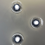 Бра с куполообразным плафоном и черным металлическим основанием Flos Wireline Lighting варинант исполнения - 1 | Loft Concept в Уфе