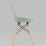 Пластиковый стул на ножках из массива бука Eames Mint варинант исполнения - 2 | Loft Concept в Уфе