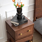 Тумбочка прикроватная с ящиком и дверцей Робот Robot Desk варинант исполнения - 5 | Loft Concept в Уфе