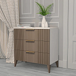 Комод коричневый с 3-мя ящиками на 4-х ножках Harper Line варинант исполнения - 2 | Loft Concept в Уфе