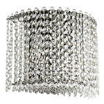 Бра с хрустальными подвесками хром Crystal Art Chrome Wall Lamp варинант исполнения - 1 | Loft Concept в Уфе