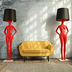 Лампа MANNEQUIN LAMP с абажуром созерцание силуэта варинант исполнения - 5 | Loft Concept в Уфе