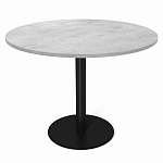 Стол обеденный с круглой светло-серой столешницей Harris Collection варинант исполнения - 1 | Loft Concept в Уфе