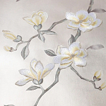 Обои Magnolia Canopy Colourway SC-288 on Natural Mica metallic silk варинант исполнения - 1 | Loft Concept в Уфе