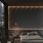 Гипсовая 3D Панель FIN варинант исполнения - 2 | Loft Concept в Уфе