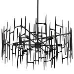 Люстра черная остроконечной формы Black Satin варинант исполнения - 5 | Loft Concept в Уфе