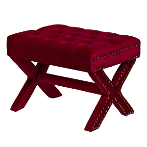Пуф X Bench Capitone Ruby