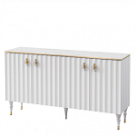 Консоль с дверками и белым рельефным фасадом Expanses of Beauty варинант исполнения - 2 | Loft Concept в Уфе