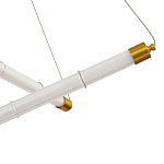 Светодиодная люстра Trumpet Tube Brass  варинант исполнения - 3 | Loft Concept в Уфе