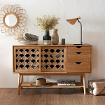 Зеркало из ротанга в форме цветка WICKER MIRROR 65  варинант исполнения - 3 | Loft Concept в Уфе