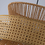 Подвесной светильник с абажуром из натуральных материалов Light Inside the Cell варинант исполнения - 7 | Loft Concept в Уфе