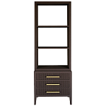 Этажерка Primo с ящиками шпон Темный орех варинант исполнения - 1 | Loft Concept в Уфе