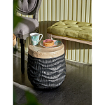 Приставной столик с фактурой под натуральное дерево Immortality варинант исполнения - 4 | Loft Concept в Уфе