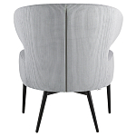 Современное мягкое кресло на металлических ножках Rakush Grey варинант исполнения - 3 | Loft Concept в Уфе