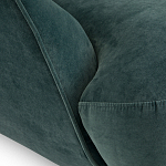 Полукруглое мягкое кресло Halle Green Armchair варинант исполнения - 6 | Loft Concept в Уфе