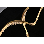 Подвесной светильник обрамленный элементами в виде кристаллов Smooth Shine варинант исполнения - 4 | Loft Concept в Уфе