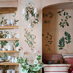 Обои ручная роспись Botanical Studies Cutter colourway варинант исполнения - 3 | Loft Concept в Уфе