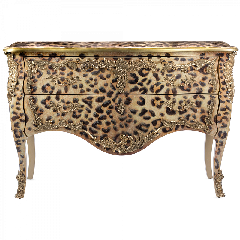 Комод стиль рококо Ref 573 Commode L. XV Leopard  в Уфе | Loft Concept 