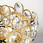 Люстра подвесная из золотых колец 57 см Golden Circles варинант исполнения - 8 | Loft Concept в Уфе