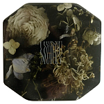 Шкатулка из эпоксидной смолы с цветами черная Epoxy Resin Square Box Black варинант исполнения - 1 | Loft Concept в Уфе