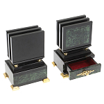 Настольный письменный набор из нефрита в подарочной коробке Victorious варинант исполнения - 11 | Loft Concept в Уфе