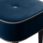 Квадратный мягкий пуф на черных ножках Winton Pouf Square варинант исполнения - 10 | Loft Concept в Уфе