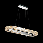 Люстра овальная с мозаичным хрустальным оформлением Sparks of Crystal варинант исполнения - 4 | Loft Concept в Уфе