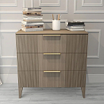 Комод коричневого цвета с 3-мя ящиками Harper Line варинант исполнения - 1 | Loft Concept в Уфе