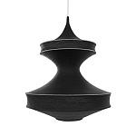 Подвесной вязаный черный светильник «Моника» варинант исполнения - 1 | Loft Concept в Уфе