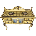 Комод деревянный Illustration of flowers варинант исполнения - 2 | Loft Concept в Уфе