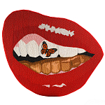 Картина вышивка бисером Grill Cut Out With Butterfly варинант исполнения - 1 | Loft Concept в Уфе