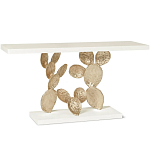 Консоль прямоугольная белая с основанием в виде кактуса Cactus варинант исполнения - 1 | Loft Concept в Уфе