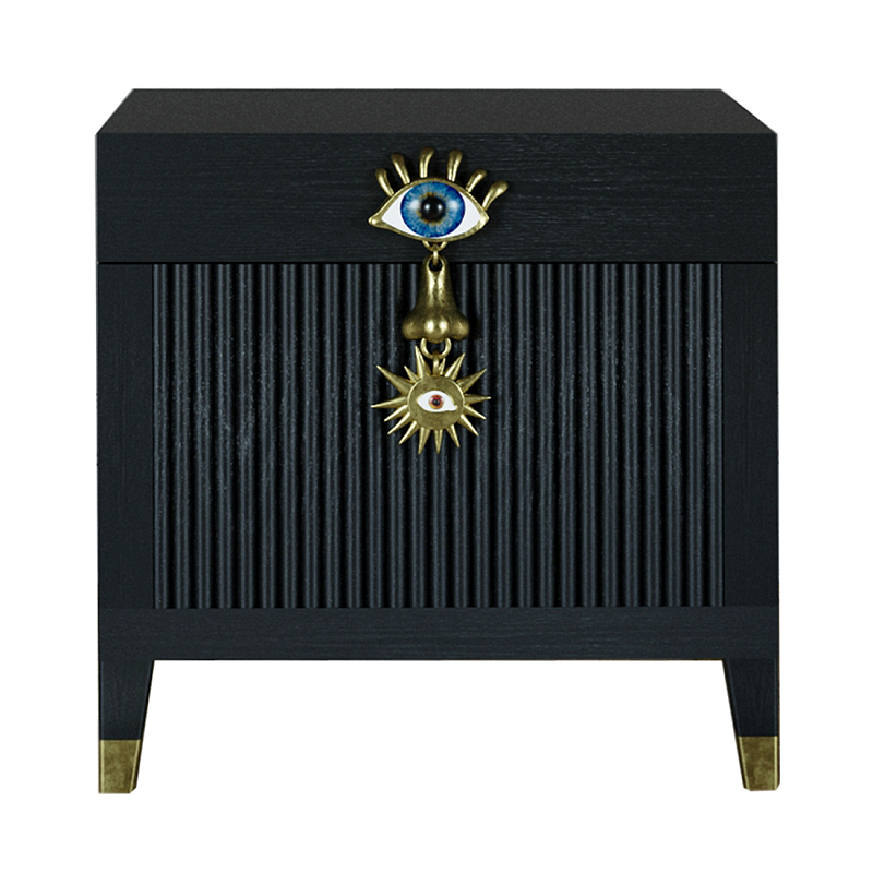 Сундук Eye Elsa Dreams Black Черный Золотой Сундук Eye Elsa Dreams Black Черный Золотой в Уфе | Loft Concept