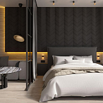 Гипсовая 3D панель с принтографией PE-08 варинант исполнения - 1 | Loft Concept в Уфе