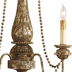 Бра состаренное с нитями из бусин Aged Silhouette варинант исполнения - 1 | Loft Concept в Уфе