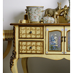 Комод деревянный Illustration of flowers варинант исполнения - 5 | Loft Concept в Уфе