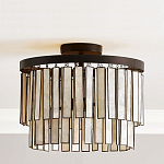 Потолочный светильник с подвесами из перламутра Unique Shine Effect варинант исполнения - 2 | Loft Concept в Уфе