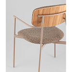 Стул Doe с подклокотниками коричневый варинант исполнения - 3 | Loft Concept в Уфе