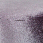 Пуф фиолетовый велюр на золотом металлическом основании Golden Belt варинант исполнения - 4 | Loft Concept в Уфе