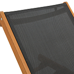 Шезлонг из текстиля и эвкалипта Power of Nature варинант исполнения - 5 | Loft Concept в Уфе